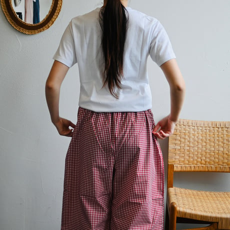 pot and tea イチゴTシャツ　赤