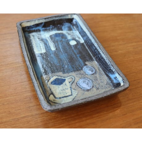Kai Klinge rectangler bowl / wall plate