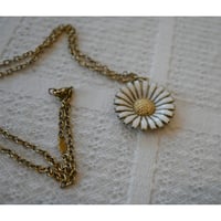 Georg Jensen daisy long chain necklace