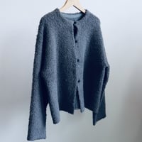 pot and tea boucle knit jacket