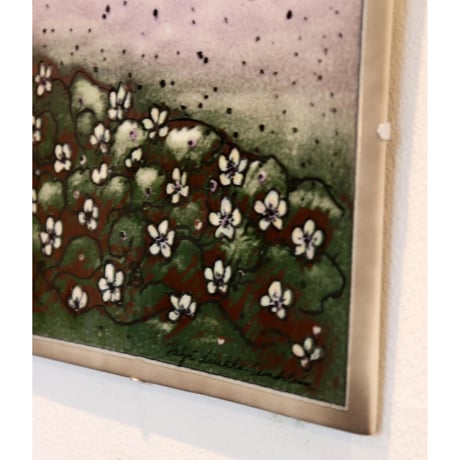 Arabia Heljä Liukko-Sundström wall plaque ’meadow flowers’