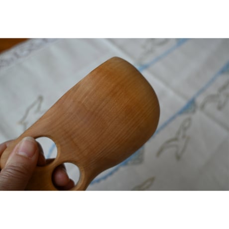 Vintage wooden cup or kåsa, kuksa, guksi