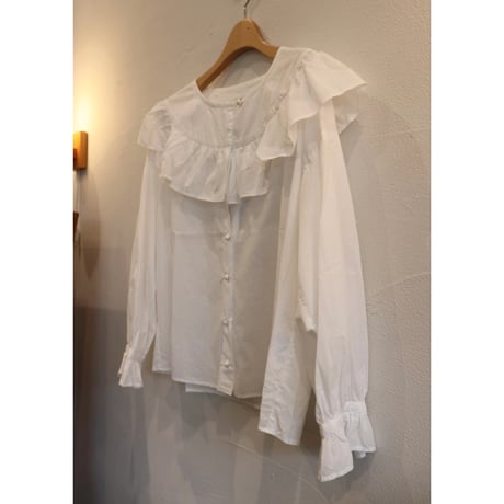 pot and tea frill blouse