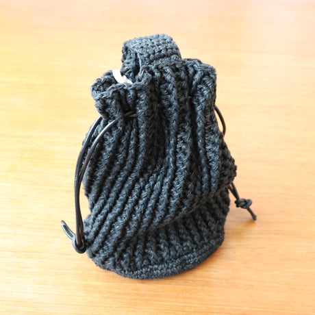 odnu handknitted 巾着bag