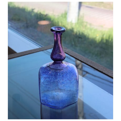 Kosta Boda  vase  blue ＋ violet
