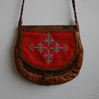 vintage saami shoulder bag with embroidery