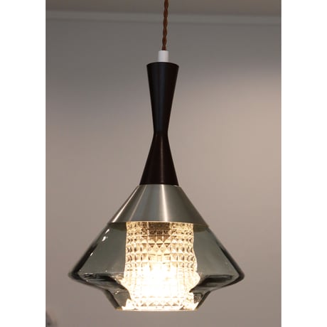Orrefors  double glass ceiling lamp