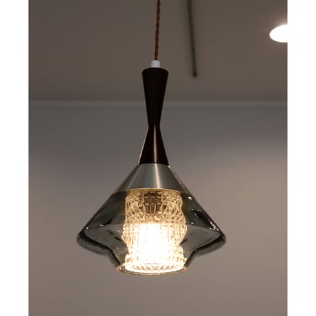 Orrefors  double glass ceiling lamp