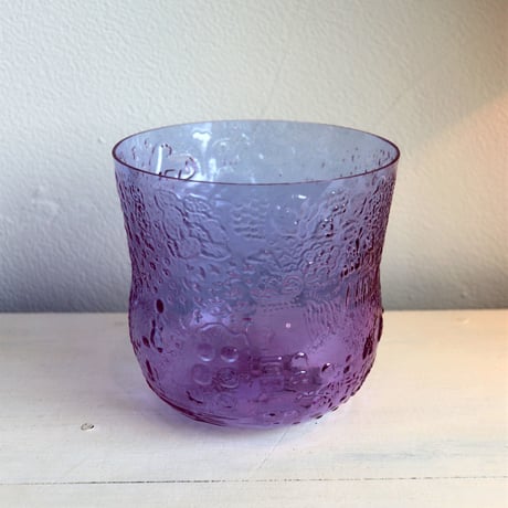 Nuutajarvi Fauna purple bowl