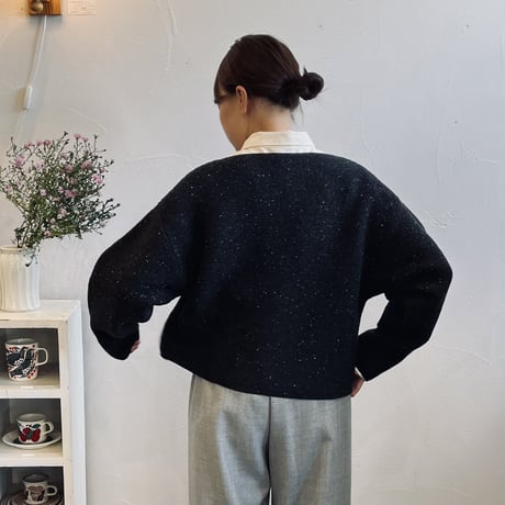 raha donegal tweed wide pull over