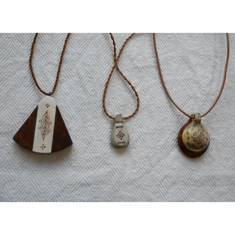 Vintage Saami reindeer antler  Necklace