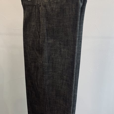 miho umezawa cotton slab yarn straight pants