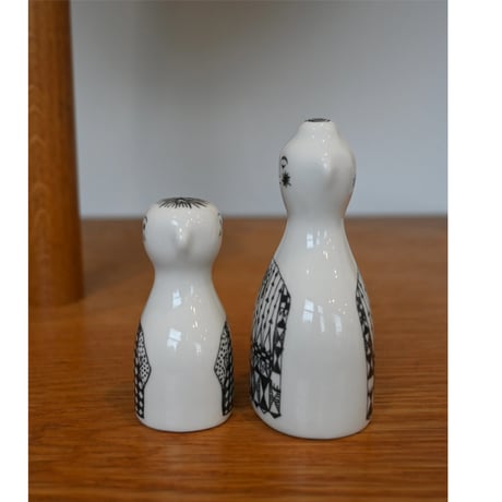 Figgjo spice jar set 'mom and boy'