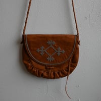 vintage saami shoulder bag with embroidery