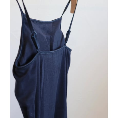 souple luz rib straight neck brapad camisole navy