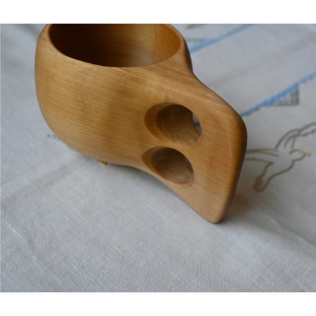 Vintage wooden cup or kåsa, kuksa, guksi