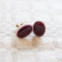 Reflect purple pierce / earrings