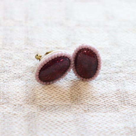 Reflect purple pierce / earrings