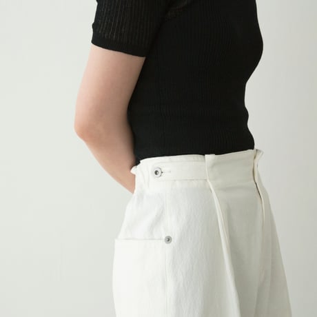 miho umezawa sun dry canvas unisex cocoon pants