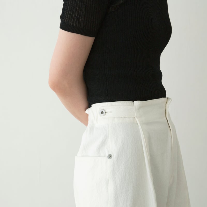miho umezawa sun dry canvas unisex cocoon pants miho umezawa sun dry canvas unisex cocoon pants