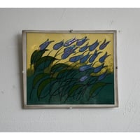 Arabia Heljä Liukko-Sundström wall plaque 'blue lilies'