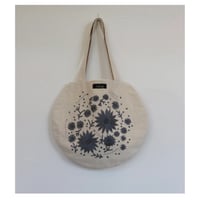 raha flower embroidery maru-bag
