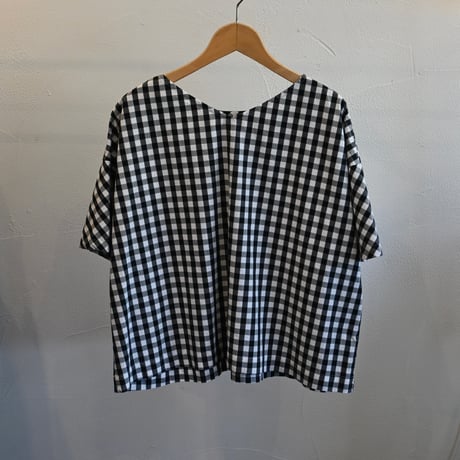raha edodaki gingham check blouse