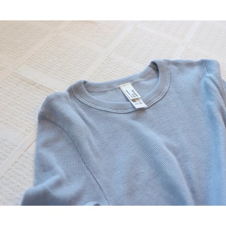 souple luz rib tight neck rib long sleeve tee