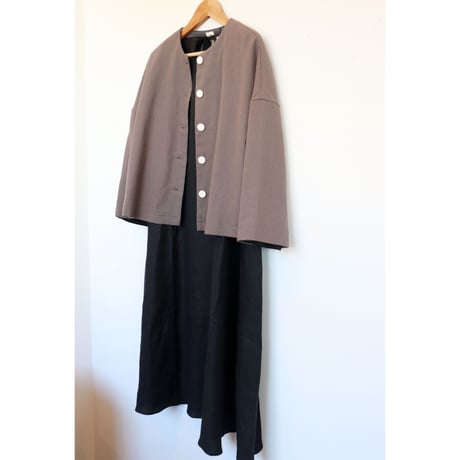 pot and tea linen twill back ribbon one piece