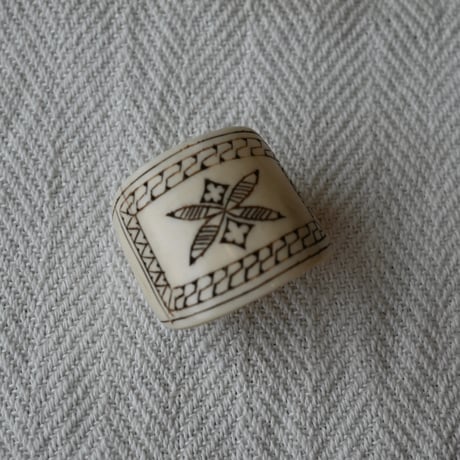 Vintage Saami reindeer antler  cufflink