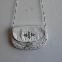vintage saami shoulder bag with embroidery