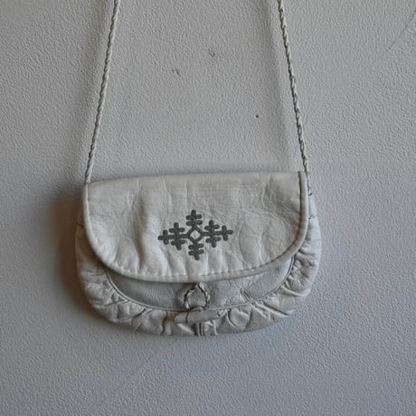vintage saami shoulder bag with embroidery
