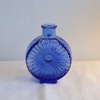 Riihimaen Lasi 'Aurinkopullo' vase 1/4 cobalt blue