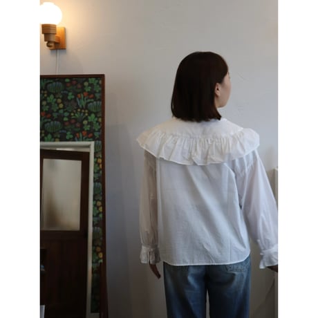 pot and tea frill blouse
