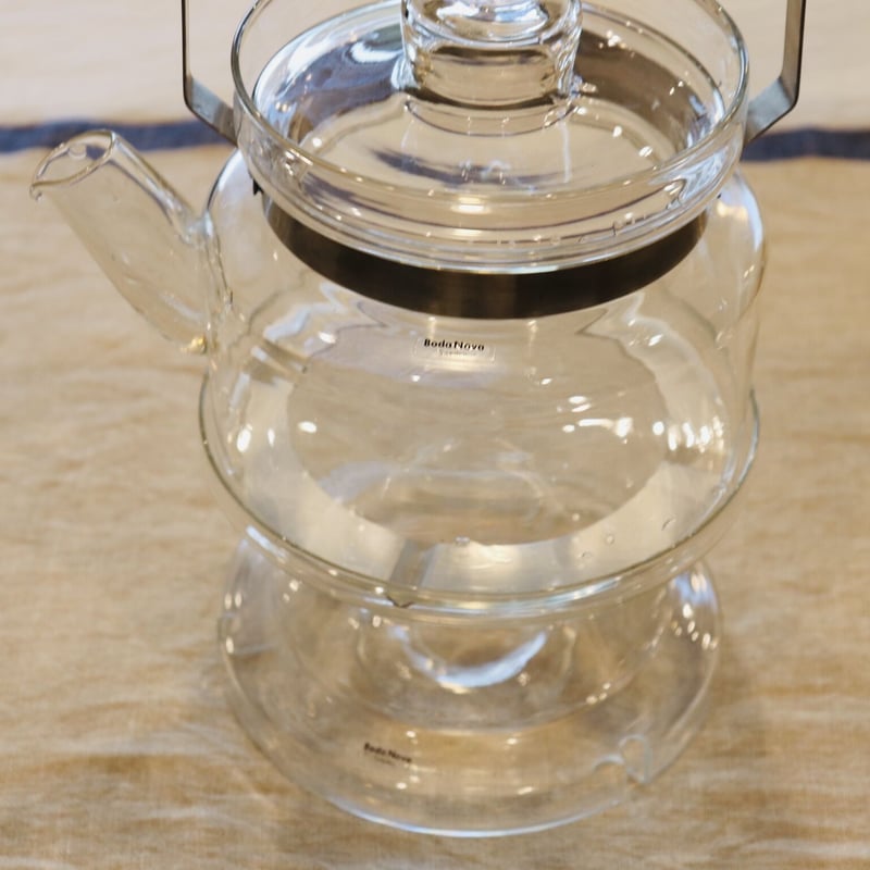 boda nova ボダノバ ティーポット Boda Nova glass teapot and warmer M size | plum