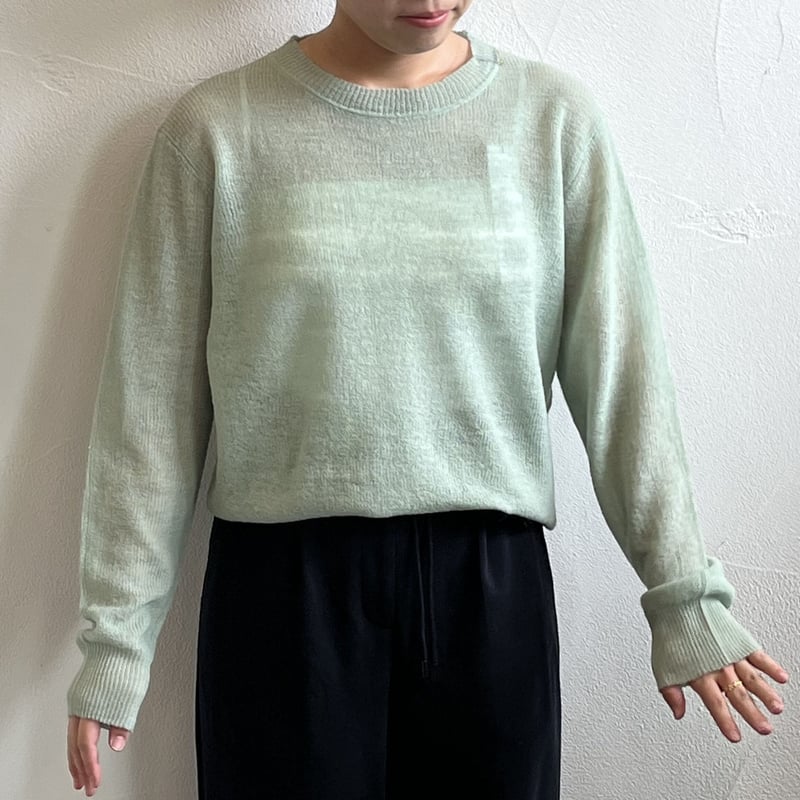 HAU knit tops 'fine alpaca' | plum