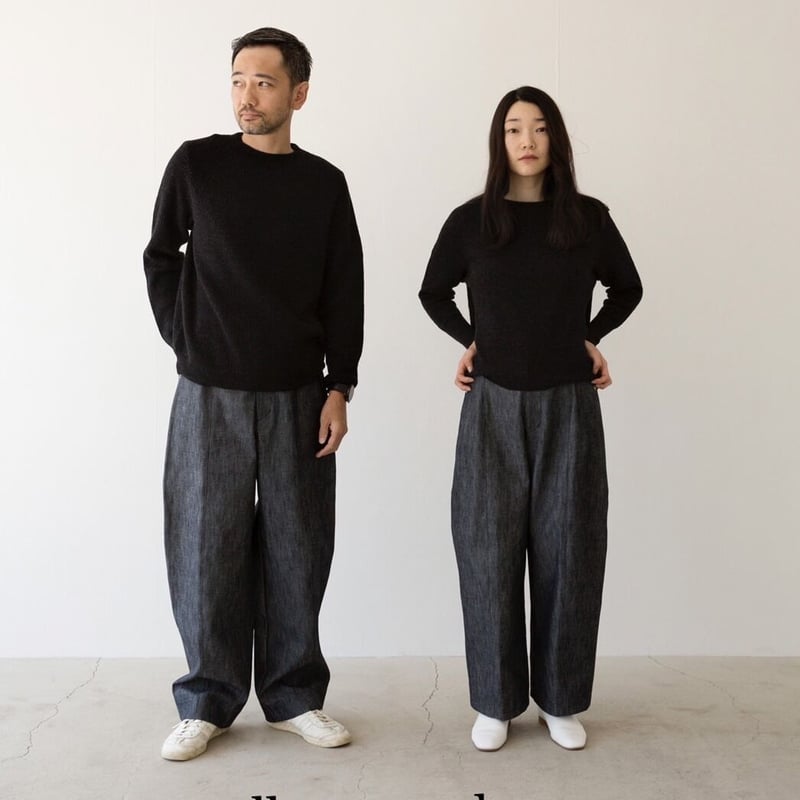 miho umezawa plain weave denim unisex cocoon pa miho umezawa plain weave denim unisex cocoon pa