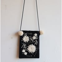 raha flower embroidery sacoche