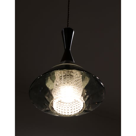 Orrefors  double glass ceiling lamp