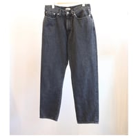 HAU  denim pants　'tapered'  black