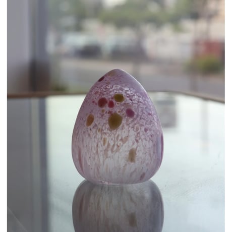 Kosta Boda small glass egg