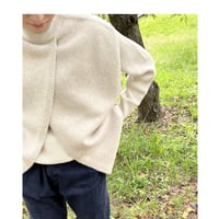 HAU　 'lap' knit vest / wool