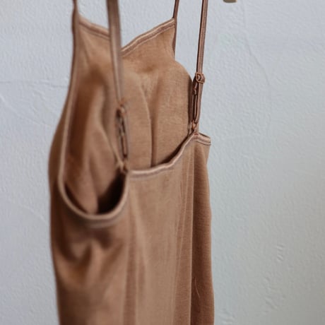souple luz rib brapad camisole  cocoa