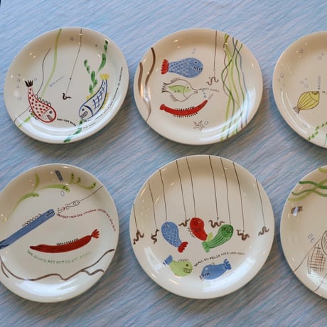 Stig Lindberg / Gustavsberg Löja plate X(10)
