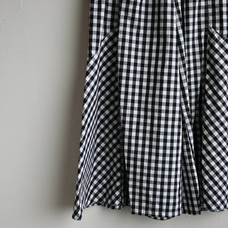 raha edodaki gingham check wide pants