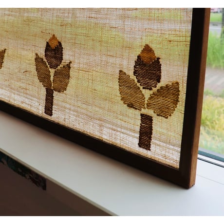 Finnish linen transparent tapestry