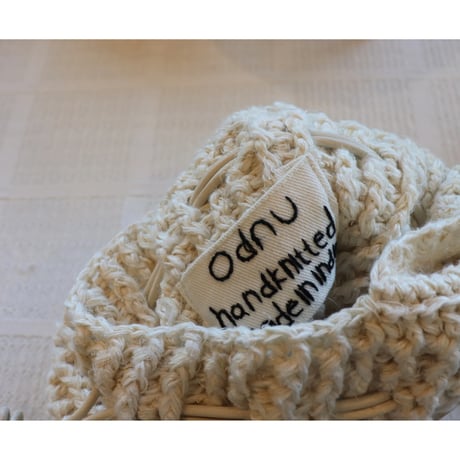 odnu handknitted 巾着bag
