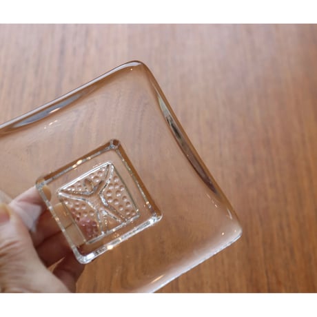 Bertil Vallien glass square tray