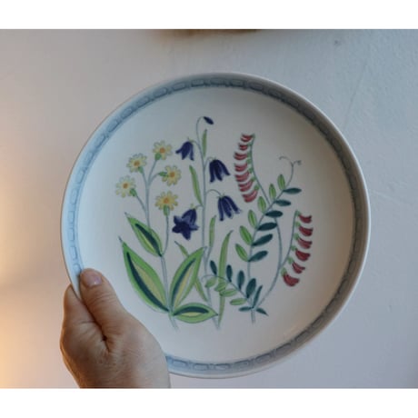 Rorstrand Lars Thoren 'Vilda Blommor' lunch plate B