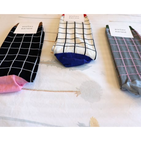 atelier naruse cotton  ~lattice~ tabi socks